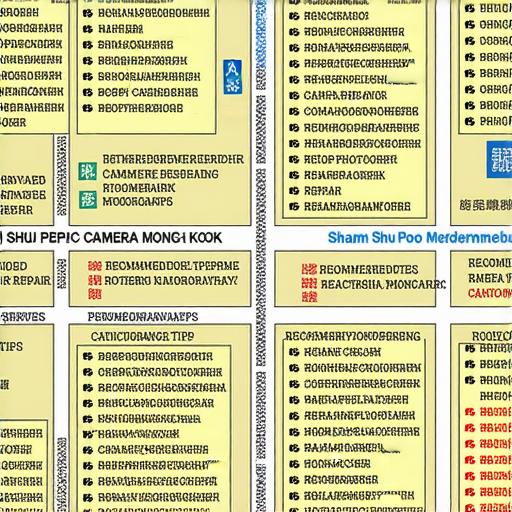 深水埗與旺角的相機維修指南地圖，展示維修店位置和推薦服務，適合攝影愛好者尋找相機修理服務的全攻略，包含維修技巧及注意事項。