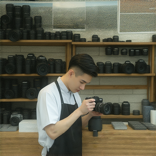 發現深水埗與旺角最佳相機維修店的專業技術人員正在檢查相機，提供高品質維修服務，幫助攝影愛好者解鎖攝影潛能，提升拍攝體驗。