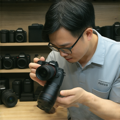 深水埗至旺角的專業相機維修服務，技術人員在檢查相機，為器材提供全方位保養，讓愛用相機重焕新生，吸引攝影愛好者探索更多維修選擇。