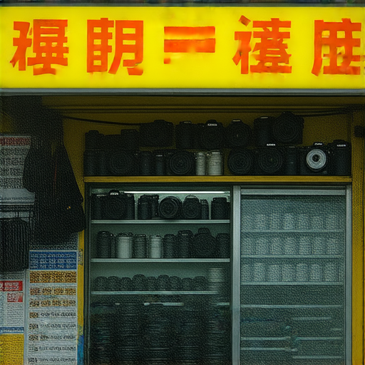 深水埗與旺角專業相機維修服務的店面外觀，顯示多種攝影器材及工具，屬於相機維修推薦，吸引攝影愛好者尋找專業維修解決方案。