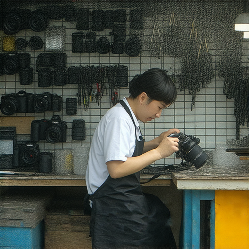 深水埗相機維修專家的專業技術，提供低價高品質維修服務，幫助攝影愛好者重拾拍攝熱情，讓攝影夢重新啟航的畫面。
