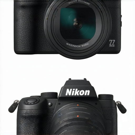 尼康相機系列展示，包括Z FC復古風格相機、W300防水相機及Coolpix W300多功能選擇，適合各種攝影需求，展現尼康的創新技術與設計。