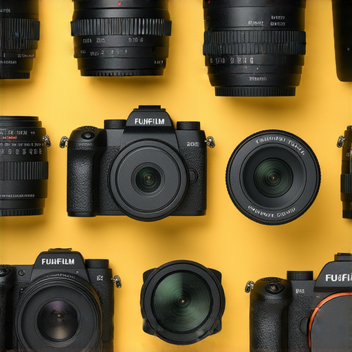 2024年Fujifilm相機推薦圖片，展示多款Fujifilm相機及鏡頭列表，並提供即棄相機使用技巧，幫助攝影愛好者選擇合適設備，提升拍攝效果。