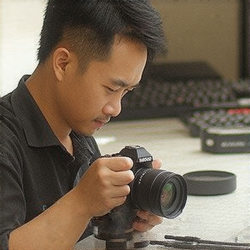 專業相機維修指南中，展示深水埗、旺角及香港各地各推薦的相機維修店鋪，圖片顯示維修工具及專業技師正在修理相機的場景。