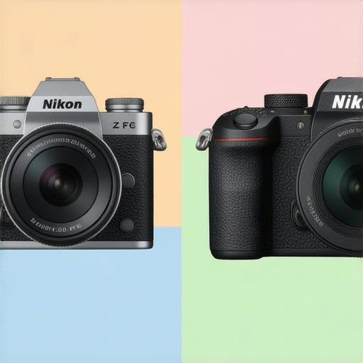 Nikon Z FC相機展示，輕巧設計與復古風格結合；W300強調防水耐用性；這些相機各具潛力，專業攝影與服務體驗引人注目。