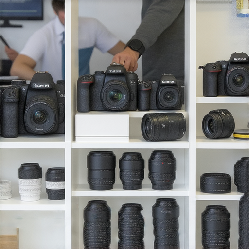 深水埗和旺角相機維修專業服務，技術人員在檢查相機，提供高效解決方案，展示專業設備與工具，幫助客戶恢復拍攝功能，探索可靠的維修資源。