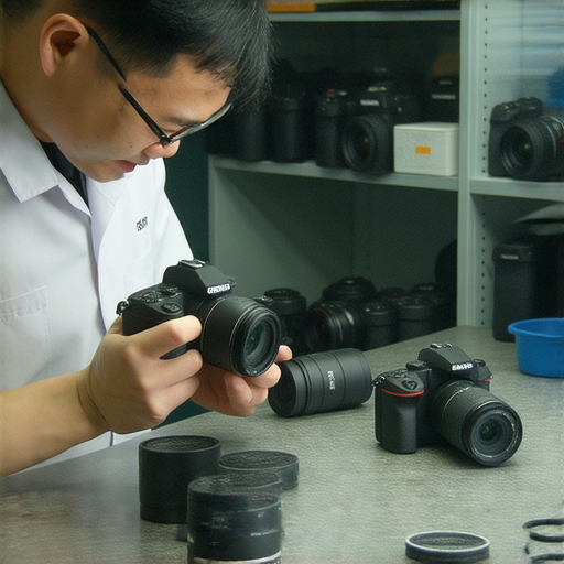 深水埗相機維修過程中，專業技師仔細檢查數碼相機，讓您的相機恢復如新，提供高效及可靠的維修服務，探索專業維修選擇，提升拍攝體驗。