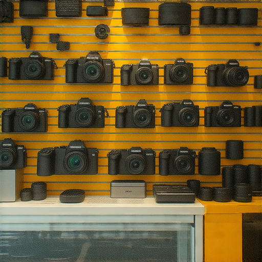 深水埗與旺角專業相機維修店內部，技術人員專注修理攝影器材，展示精密工具與部件，維修過程中相機重獲新生，提供高效、可靠的維修服務，助你延長相機壽命。