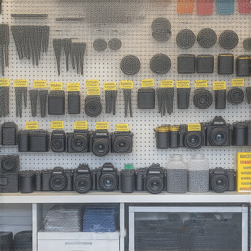 深水埗和旺角專業相機維修店內部設置與價格分析圖，展示維修工具、相機配件及價格標籤，適合尋找相機維修服務的消費者參考。