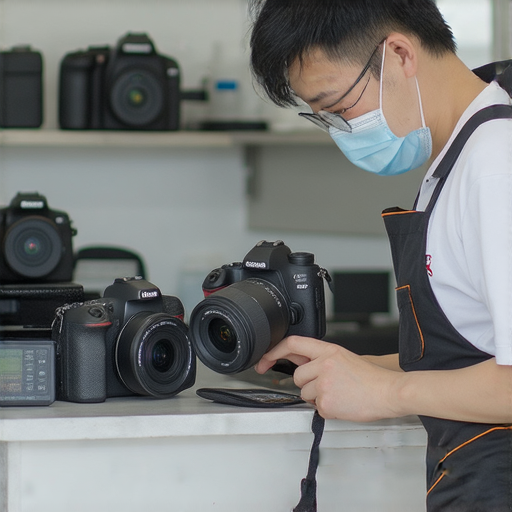 深水埗、旺角的一站式相機維修服務，專業技術人員正在檢查相機，提供品質保證，讓你的相機重獲新生，提升拍攝體驗，快來了解更多服務資訊！