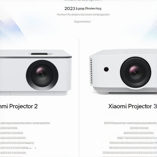 「2023年家用投影機選擇指南：小米投影機2/3與互動投影機的終極對決！」