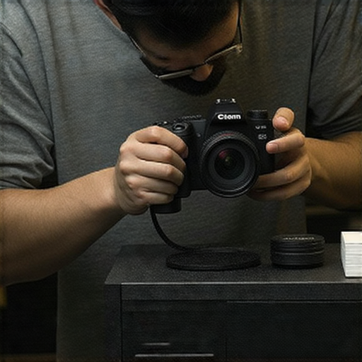 深水埗和旺角的專業相機維修店標誌，顯示維修服務環境及技術人員專注工作，強調品質與專業。探索最佳相機維修選擇，提升您的設備使用體驗。