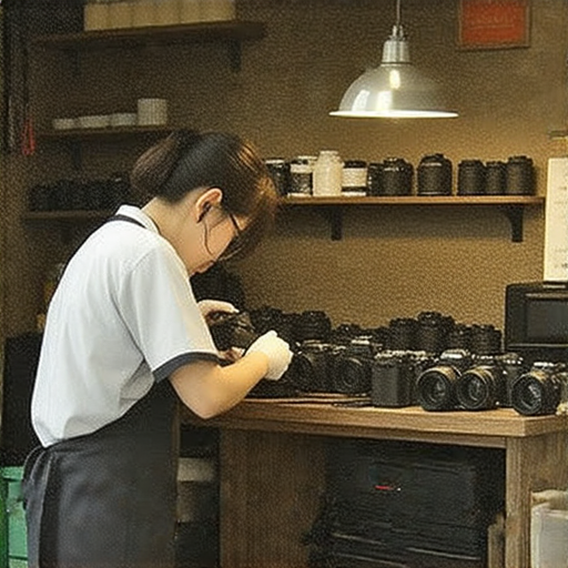 揭開香港最佳相機維修秘訣的圖片，展示深水埗和旺角的一站式服務，專業技術人員正在為顧客檢查相機，代表高品質維修服務的場景。