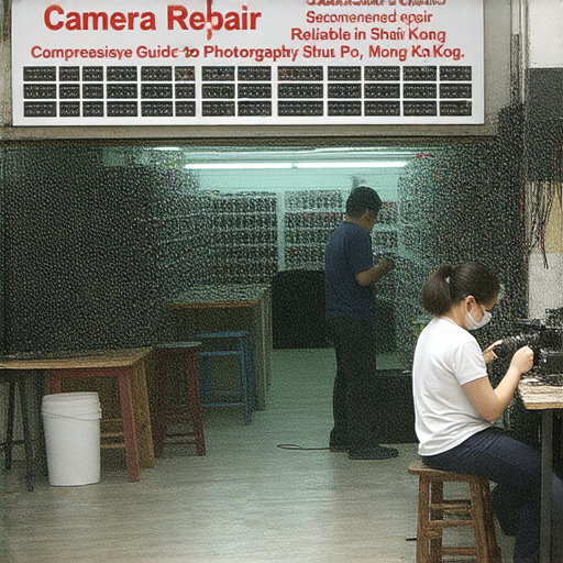 香港相機維修全攻略的圖片，顯示深水埗和旺角地區推薦的相機維修店鋪，展示店內專業維修設備及技術人員，適合攝影愛好者尋找維修服務。