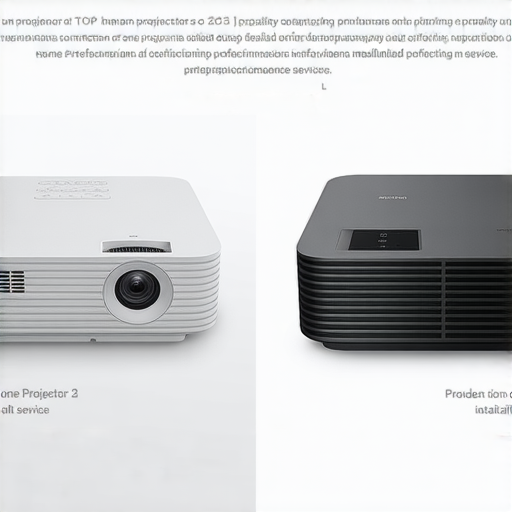探索2023最強家用投影機比較，小米投影機2與3並排展示，專業安裝服務介紹，顯示各自特色與性能，適合家庭影院愛好者的首選。