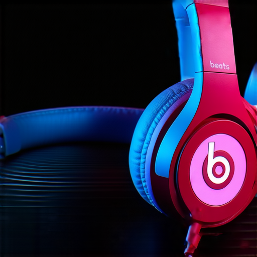 發現 Beats 耳機的隱藏魅力，展示專業音質的耳機特寫，強調音樂享受的無與倫比的體驗，耳機搭配精美背景，完美詮釋音樂帶來的激情與律動。