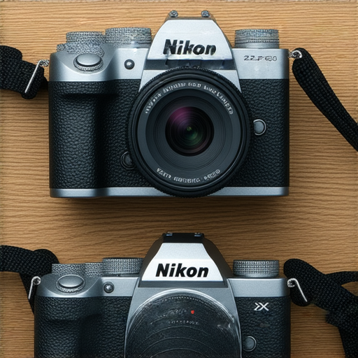 尼康Z FC相機以復古設計為特色，搭配W300防水相機與X系列高效能全景相機，展示各型號的優雅外觀與功能，適合各類攝影需求，完美呈現尼康相機系列的多樣性。