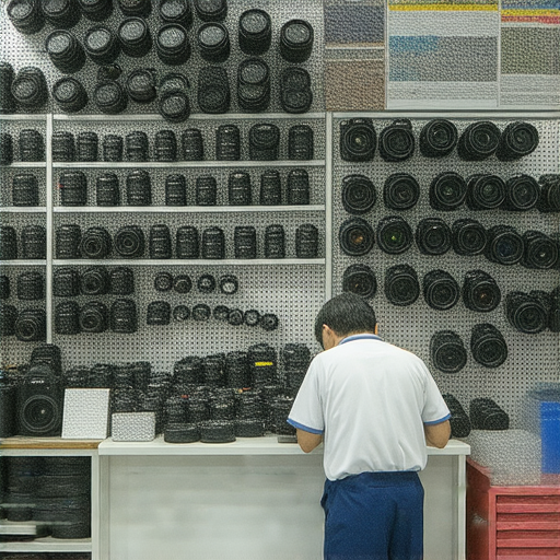 深水埗與旺角的專業相機維修店內景，技術人員專注於修理相機，展現高效服務，讓每位客戶的相機恢復最佳狀態，提升拍攝體驗。