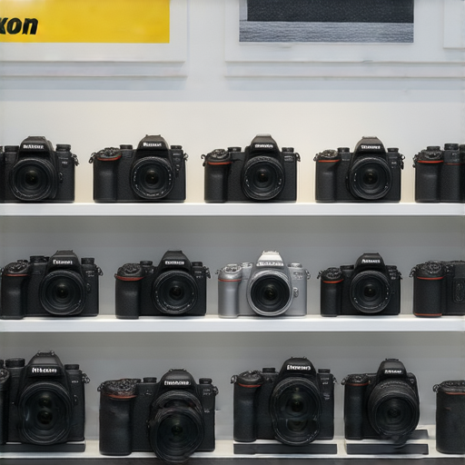 探索香港Nikon相機價格及水貨優惠的圖片，顯示各款Nikon相機及專業服務，吸引攝影愛好者體驗非凡購物選擇。