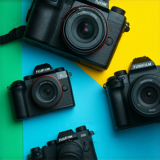 2024年最佳富士相機推薦圖片，展示最新鏡頭和即棄相機技術的未來，色彩鮮明，吸引攝影愛好者探索新選擇，點擊了解更多精彩內容！