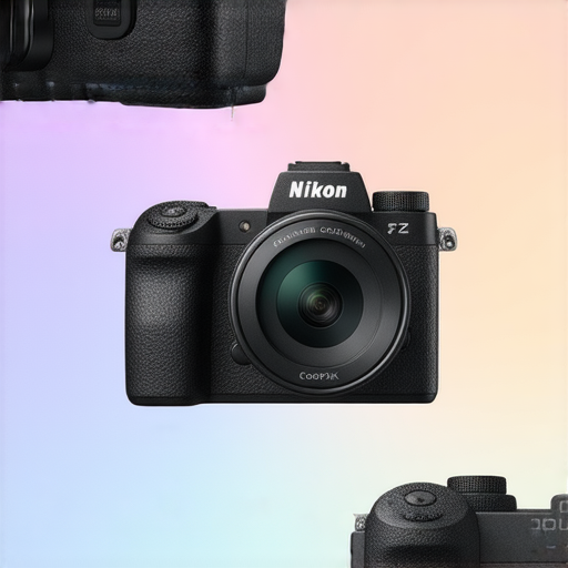 尼康Z fc相機與Coolpix W300相機的特寫，展示攝影設備的設計特色，強調其專業攝影能力，幫助用戶探索攝影潛力與專業服務。