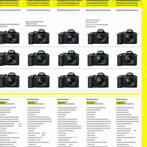 香港Nikon相機價格揭秘圖，顯示各型號價格比較、鏡頭選擇及電池保養資訊，幫助消費者了解Nikon產品的購買指南和相關維護知識。
