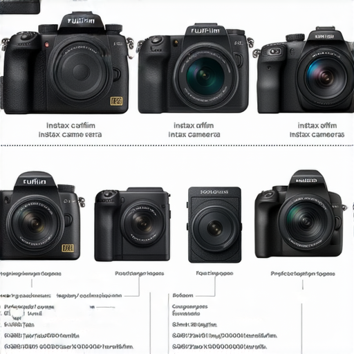 Fujifilm相機及即影即有系列展示，呈現各種拍攝場景與使用者互動，展現完美拍攝體驗，適合攝影愛好者探索及推薦選擇。