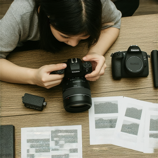 深水埗相機維修專業服務展示，技師專注於檢修數碼相機，工具與設備一應俱全，提供維修秘訣，讓相機恢復如新，吸引攝影愛好者了解更多。