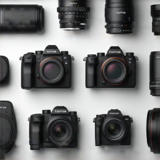 探索2024年必備Fujifilm相機和配件的圖片，展現相機、鏡頭及專業配件，提供攝影愛好者最佳建議，適合各種拍攝需求。