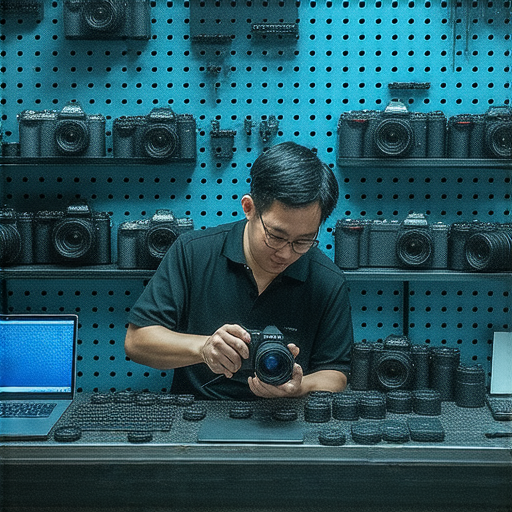 專業相機維修店位於深水埗、旺角及屯門，專注於相機維修，讓您的相機恢復如新，提升拍攝體驗的服務畫面。