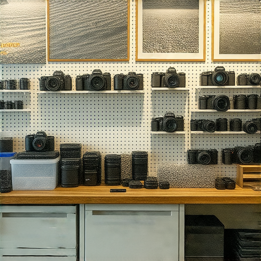 深水埗與旺角專業相機維修店內部環境，顯示技術人員專注於維修相機，展現香港最佳相機維修服務，等待客戶探索與體驗。