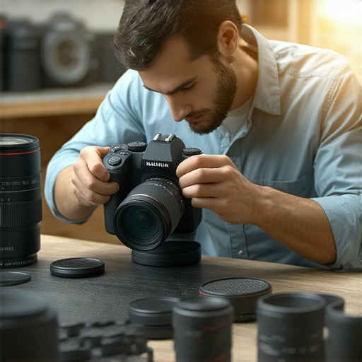 專業相機維修服務推薦，涵蓋深水埗、旺角及全港，圖中展示技術人員專注於維修相機，提供高品質服務，適合攝影愛好者及專業人士選擇。