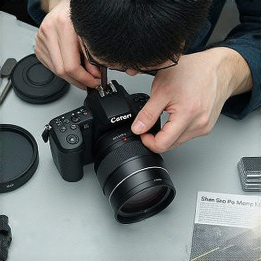 專業相機維修服務於深水埗和旺角，展示技術人員正在仔細維修相機，讓相機煥然一新，強調全方位維修秘訣，優質服務隨時在線。