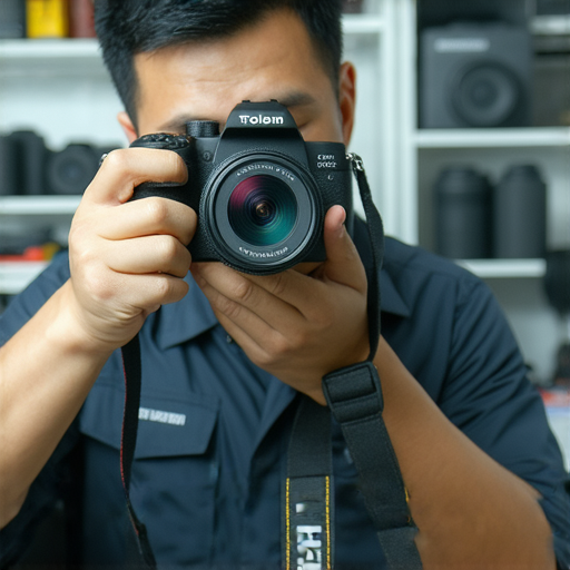 深水埗與旺角相機維修專業服務示範，技術人員正在檢查相機，顯示維修過程，助你重拾拍攝快感，信賴的維修選擇，了解更多服務資訊。