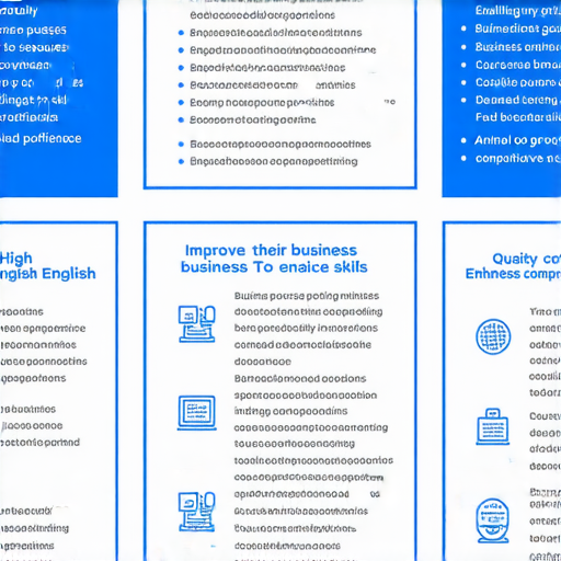 提升專業競爭力的商業英語課程與商務英語課程選擇指南，展示各類課程特色與優勢，幫助學習者選擇最適合的專業課程，增強商業英語能力。