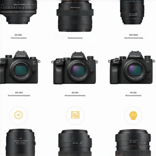 2024年Fujifilm最佳相機比較，展示多款相機模型與特色，幫助用戶找到完美拍攝夥伴，畫面中包含相機、拍攝場景及推薦標誌。