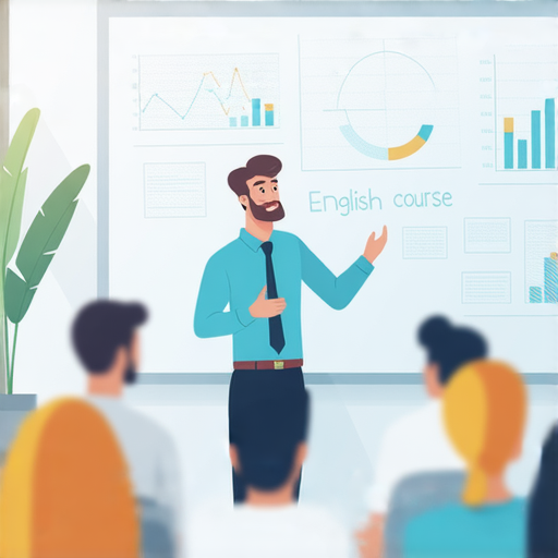 提升職場競爭力的商業英語和商務英語課程選擇指南，展示學生在學習環境中專注聆聽講師，適合希望增強英語能力和職場表現的專業人士。