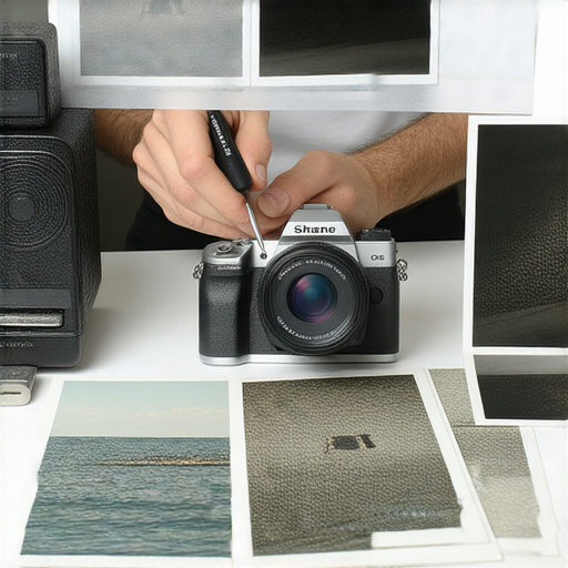 深水埗專業相機維修服務介紹圖片，展示維修過程與工具，專家技術提升相片質量，讓您的照片重獲新生，修復效果顯著，適合攝影愛好者及專業人士。