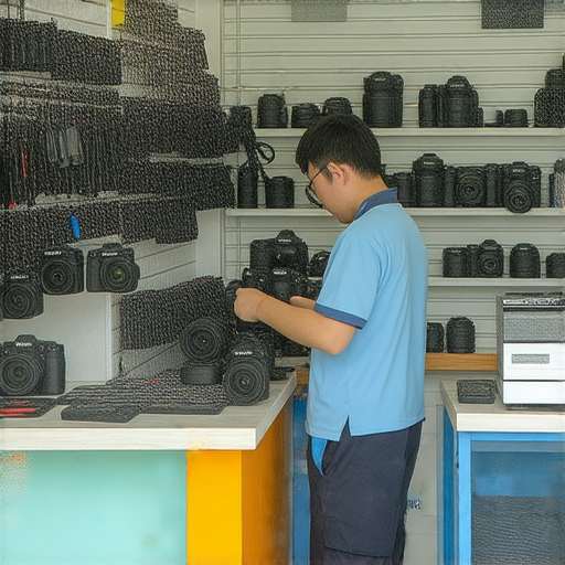 發現深水埗與旺角的相機維修店鋪，專業技術人員正在為顧客提供服務，展示修復過程，帶來高品質攝影設備維修秘訣，讓你立即行動探索專業服務。