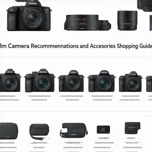 Fujifilm相機推薦及配件購物指南2024的圖片，展示最新Fujifilm相機型號與必備配件，提供使用者選擇高品質攝影設備的資訊，幫助提升拍攝效果與體驗。