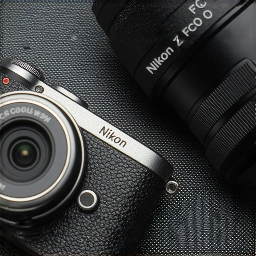 Nikon Z FC和Coolpix W300攝影機特寫，展示其設計細節，提供優質攝影體驗，探索新境界，並介紹專業服務，吸引攝影愛好者的興趣。