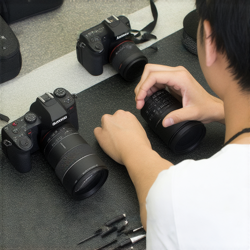 專業相機維修課程在深水埗、旺角及屯門的海綿維修，展示學員操作相機及使用工具的情況，著重於提升維修技巧及實務經驗，吸引相機愛好者參加。