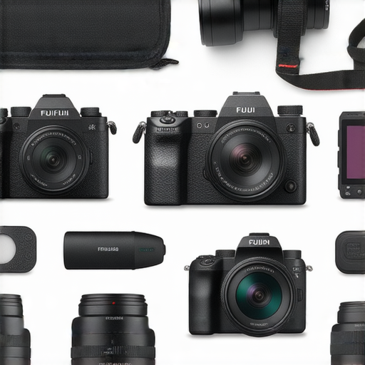 富士相機及其配件推薦圖，展示2024年最新款式及功能，即棄相機最佳選擇，適合攝影愛好者的必備工具，強調畫質與便捷性。