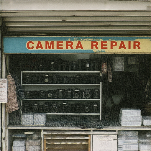 探索香港相機維修服務的圖片，展示深水埗和旺角地區的維修店面、專業技術人員及多款相機維修工具，幫助攝影愛好者尋找可靠的相機維修方案。