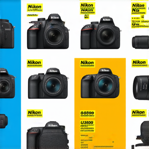Nikon相機展示價格揭曉，圖中含有多款Nikon相機及優惠資訊，強調最划算的購買渠道與專業服務，吸引攝影愛好者點擊了解詳情。