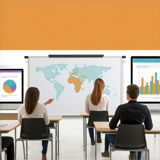 提升商業英語能力的專業商務英語課程介紹圖片，展示課程內容、學習環境和互動教學，強調提高商務溝通技巧和職場競爭力，為職業發展鋪路。