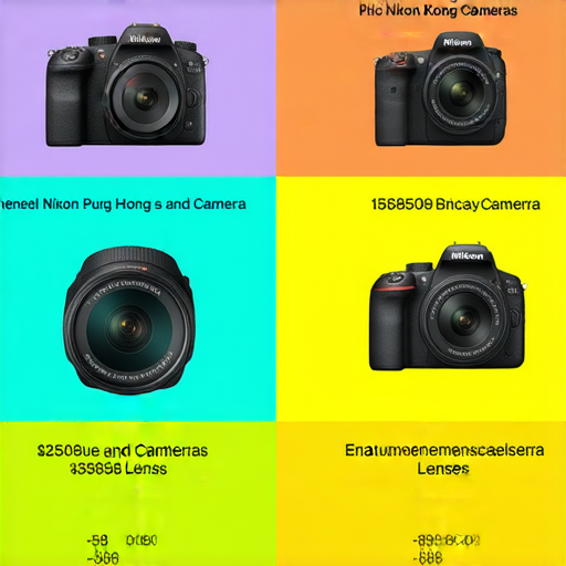 香港Nikon相機與鏡頭價格攻略圖，展示不同型號相機及鏡頭的價格範圍，提供購買建議及特點比較，幫助攝影愛好者選擇合適裝備。