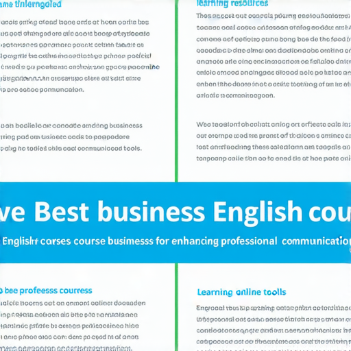提升商業英語能力的最佳商務英語課程推薦，顯示多種學習資源與課程，適合職場人士增強專業溝通技巧與商業語言的運用，助力事業發展。