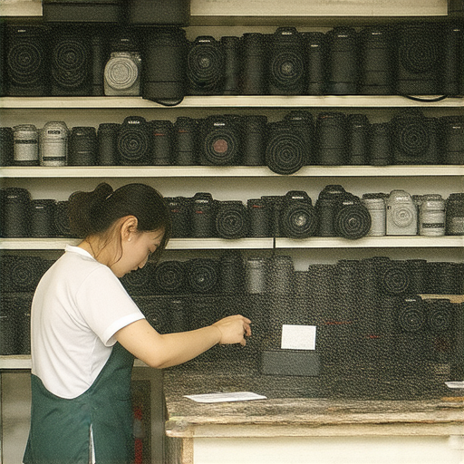 深水埗與旺角的專業相機維修服務店鋪內部，技術人員專注修理各型相機，設備整齊，為客戶重拾拍攝樂趣提供專業服務。