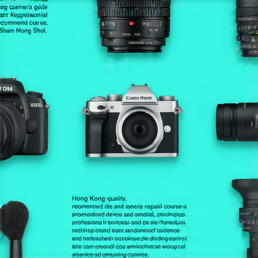 香港相機維修指南圖片，展示深水埗、旺角及其他地區的推薦店家與維修課程資訊，提供詳細維修服務、專業技巧及學習資源，協助攝影愛好者維護相機設備。